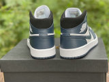Authentic Air Jordan 1 Mid “Dark Teal” GS
