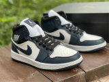 Authentic Air Jordan 1 Mid “Dark Teal” GS
