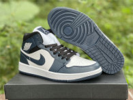 Authentic Air Jordan 1 Mid “Dark Teal”