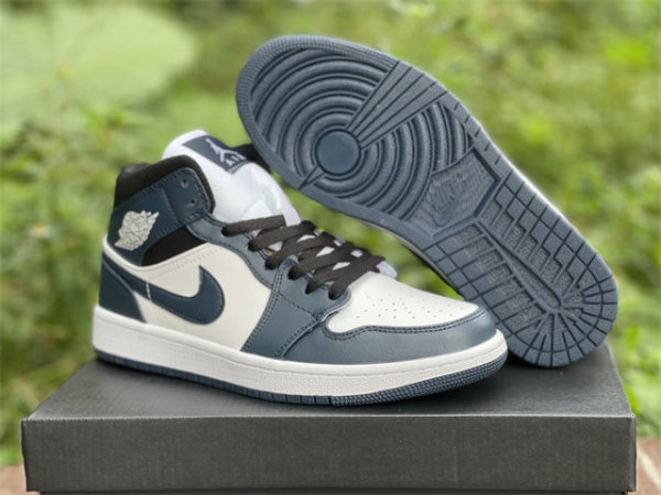 Authentic Air Jordan 1 Mid “Dark Teal”