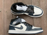 Authentic Air Jordan 1 Mid “Dark Teal” GS