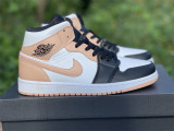 Authentic Air Jordan 1 Mid Crimson Tint GS