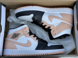 Authentic Air Jordan 1 Mid Crimson Tint GS