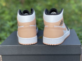 Authentic Air Jordan 1 Mid Crimson Tint GS