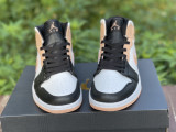 Authentic Air Jordan 1 Mid Crimson Tint GS