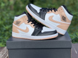 Authentic Air Jordan 1 Mid Crimson Tint GS