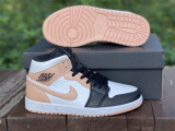 Authentic Air Jordan 1 Mid Crimson Tint GS