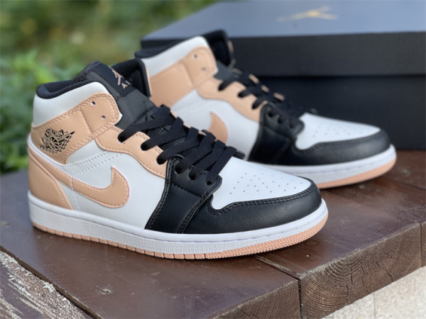 Authentic Air Jordan 1 Mid Crimson Tint GS