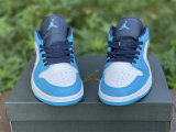 Authentic Air Jordan 1 Low “UNC”