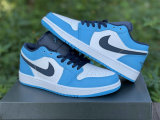 Authentic Air Jordan 1 Low “UNC”