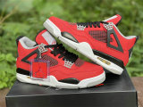 Authentic Air Jordan 4  Fire Red/White/Black