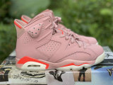 Authentic Aleali May x Air Jordan 6 Rust Pink/Bright Crimson