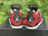 Authentic Air Jordan 4  Fire Red/White/Black