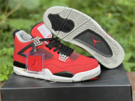 Authentic Air Jordan 4  Fire Red/White/Black