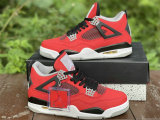 Authentic Air Jordan 4  Fire Red/White/Black