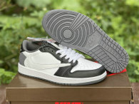 Authentic Travis Scott x Air Jordan 1 Low OG Black/White