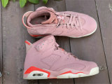 Authentic Aleali May x Air Jordan 6 Rust Pink/Bright Crimson