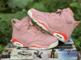 Authentic Aleali May x Air Jordan 6 Rust Pink/Bright Crimson