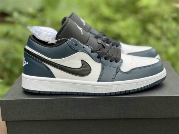 Authentic Air Jordan 1 Low “Dark Teal” GS