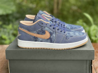 Authentic Air Jordan 1 Low “Denim” GS
