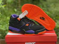 Authentic Nike Air Flight 89 Black/Orange/Purple
