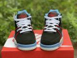 Authentic Nike Air Flight 89 Light Blue/Red/Black