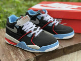 Authentic Nike Air Flight 89 Light Blue/Red/Black