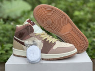 Authentic Air Jordan 1 Mid Barely Orange/Dark Pony