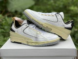 Authentic Off-White x Air Jordan 2 Low White/Black
