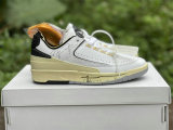 Authentic Off-White x Air Jordan 2 Low White/Black