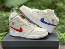 Authentic Air Jordan 1 Mid GS “Fleece”
