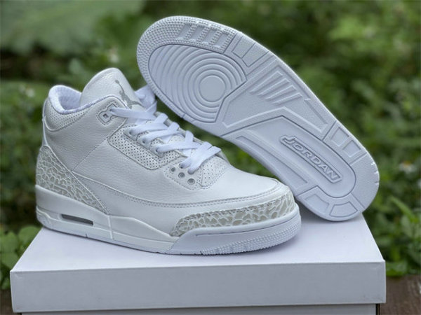 Authentic Air Jordan 3 White