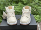 Authentic Air Jordan 1 Mid GS “Fleece”