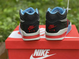 Authentic Nike Air Flight 89 Light Blue/Red/Black