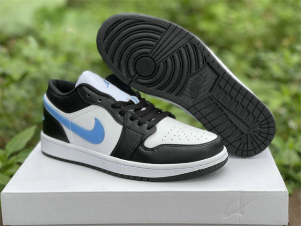 Authentic Air Jordan 1 Low University Blue/Black GS