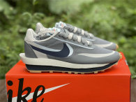 Authentic Clot x Sacai x Nike LDWaffle Neutral Grey/Obsidian