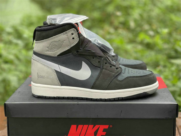 Authentic Air Jordan 1 Element Gore-Tex “Black Grey” GS