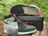 Authentic Air Jordan 1 Element Gore-Tex “Black Grey” GS