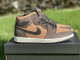 Authentic Air Jordan 1 Mid Dark Chocolate GS