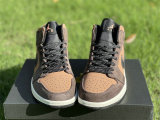 Authentic Air Jordan 1 Mid Dark Chocolate GS