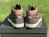 Authentic Air Jordan 1 Mid Dark Chocolate GS