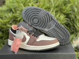 Authentic Air Jordan 1 Low “Light Chocolate” GS