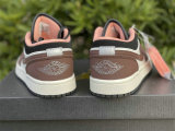 Authentic Air Jordan 1 Low “Light Chocolate” GS