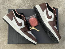 Authentic Air Jordan 1 Low “Light Chocolate”