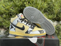 Authentic Nike Dunk High 1985 “Black Acid Wash”