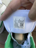 Authentic Air Jordan 1 Mid White/Grey/Green GS