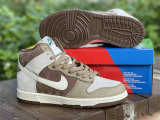 Authentic Nike Dunk High “Light Chocolate”