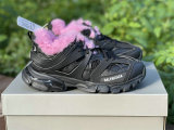 Balenciaga Track FUR Sneaker Black/Pink