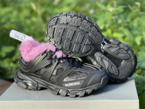 Balenciaga Track FUR Sneaker Black/Pink