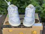 Authentic Off-White x Nike Dunk Low The 50 Sail/Neutral Grey-White
